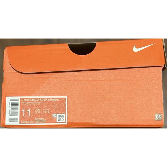 NEW Nike Air Max Alpha Trainer 5 Black Dark Smoke Grey DM0829-010 Men’s Size 11 - Picture 7 of 7